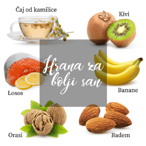 hrana za bolji san